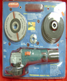 Prof. Quality 10 pc 4-1/2" Angle Grinder Kit