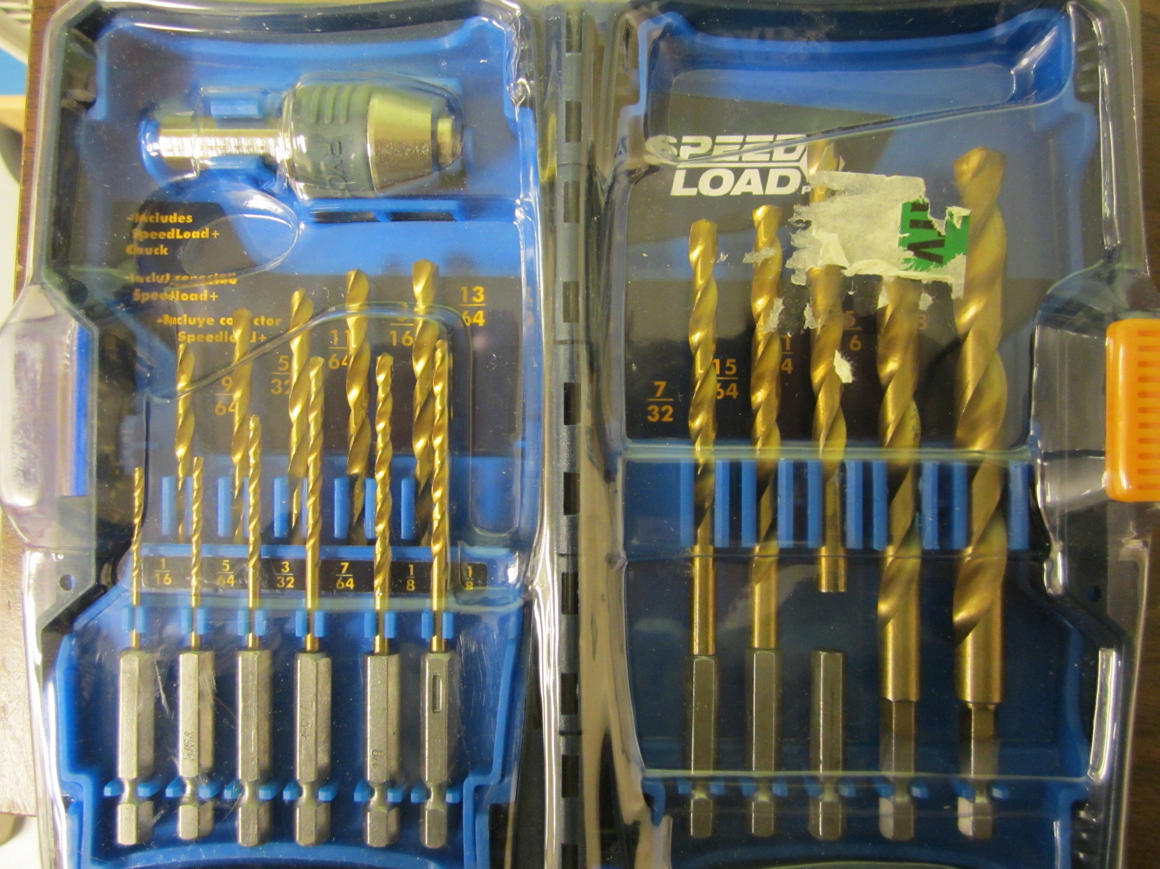 RYOBI Titanium Coated 17 Piece Drill Bit set